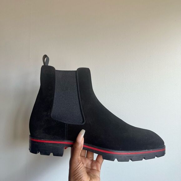 Christian Louboutin Suede Boots - Picture 1 of 6